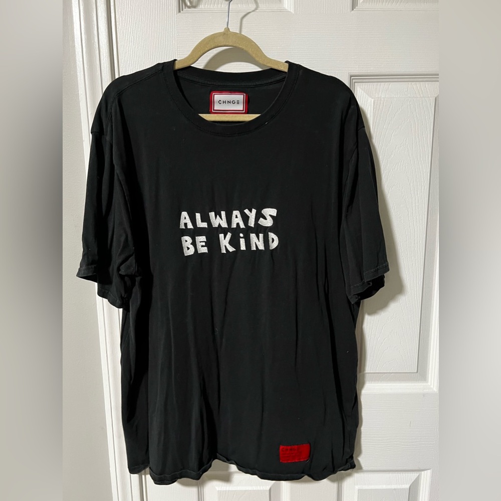 CHNGE XXL ALWAYS BE KIND BLACK TEE